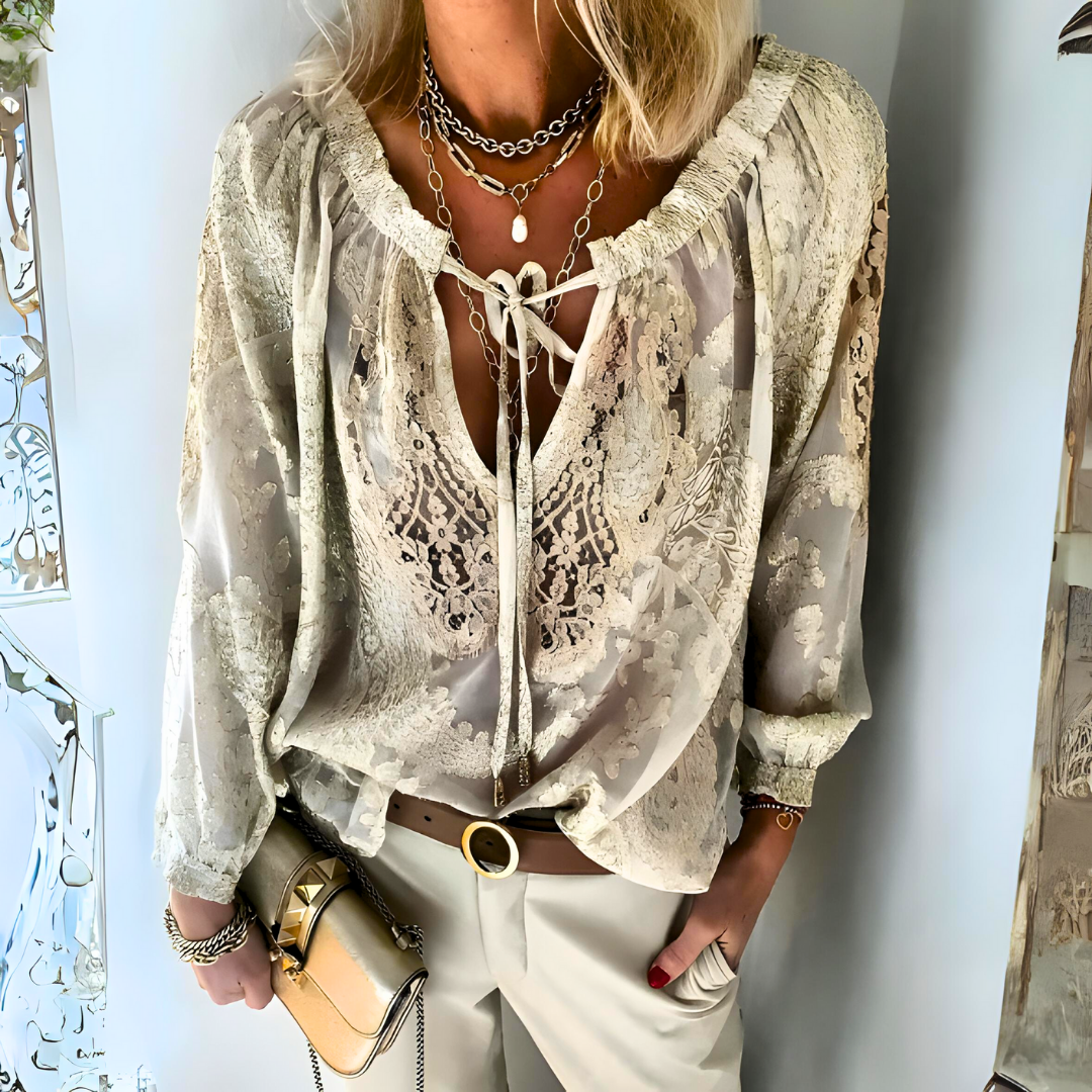 Ava - Gehaakte Boho Blouse