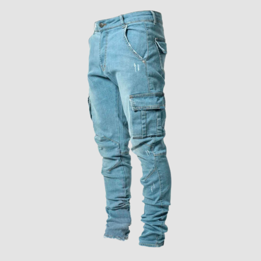 Jason - Stretchy cargo jeans