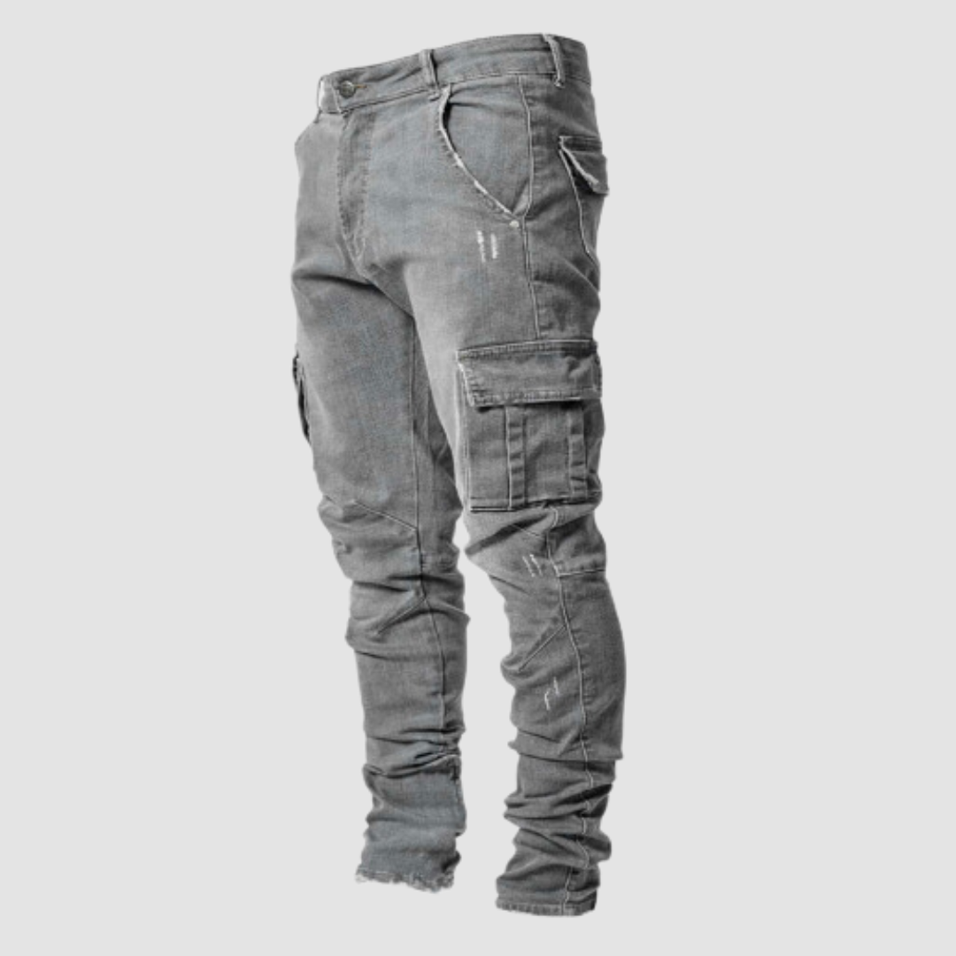 Jason - Stretchy cargo jeans