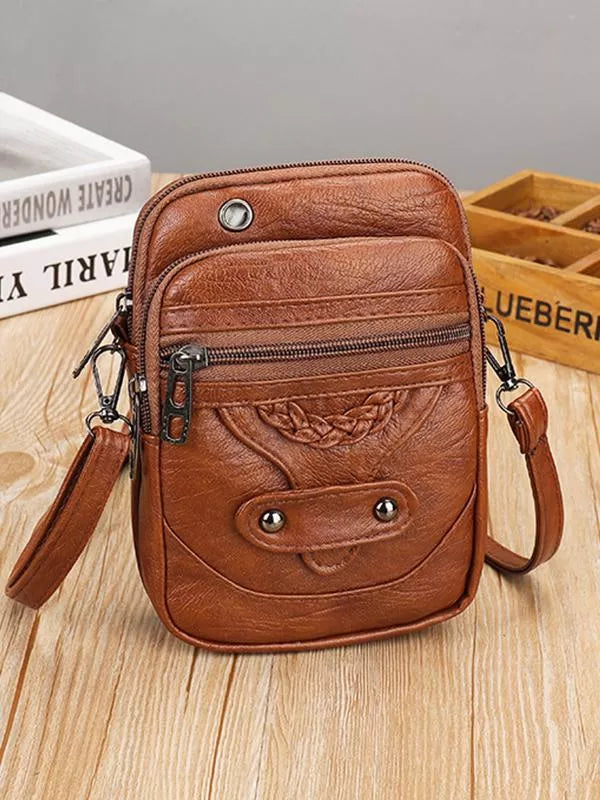 Vellana | Vintage Leren Crossbody Tas