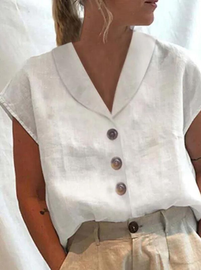 Josje - Modieuze Blouse Met Kraag Voor Dames