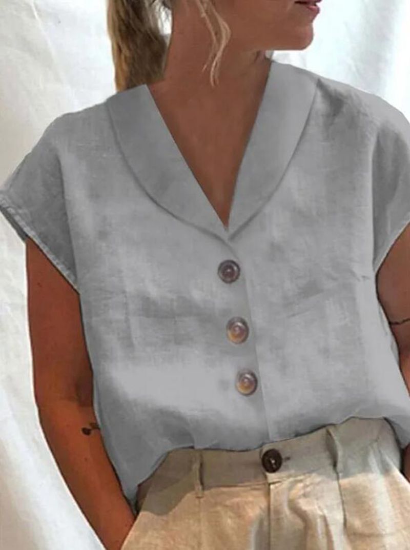 Josje - Modieuze Blouse Met Kraag Voor Dames