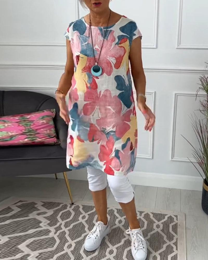 Freya - Zomerjurk Met Vlinderprint