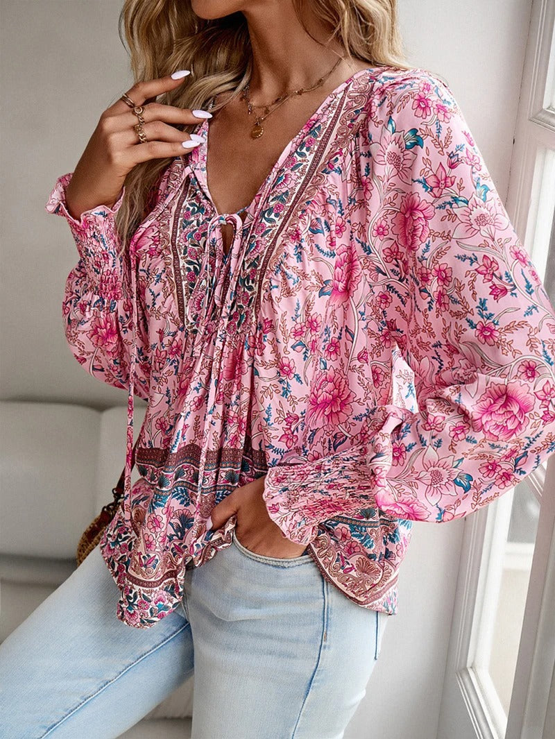 Deborah - Stijlvolle Bloemenblouse