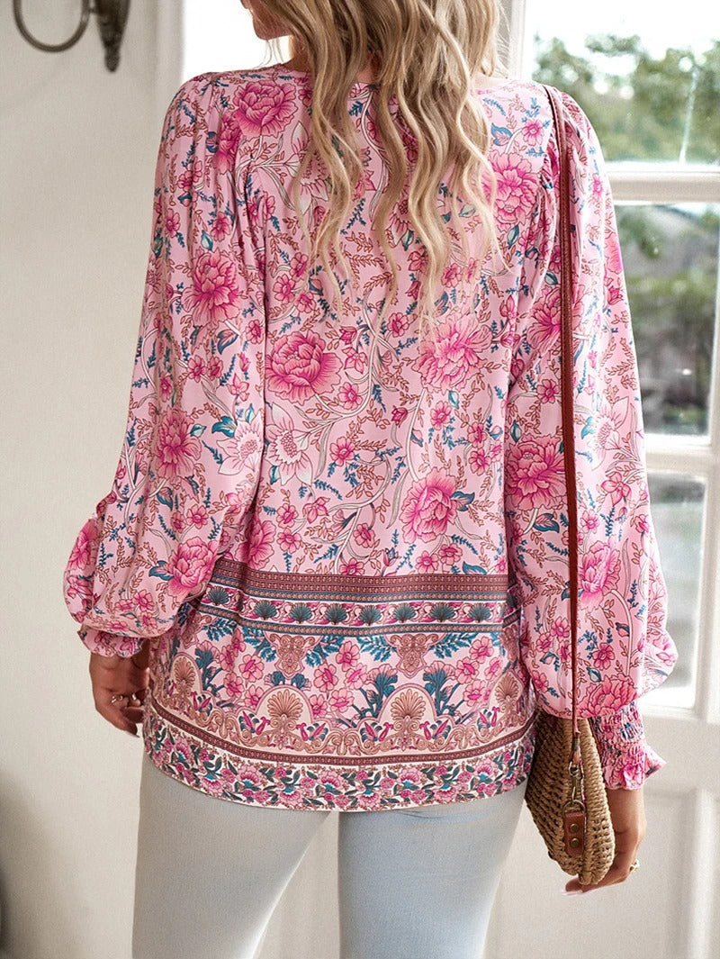 Deborah - Stijlvolle Bloemenblouse