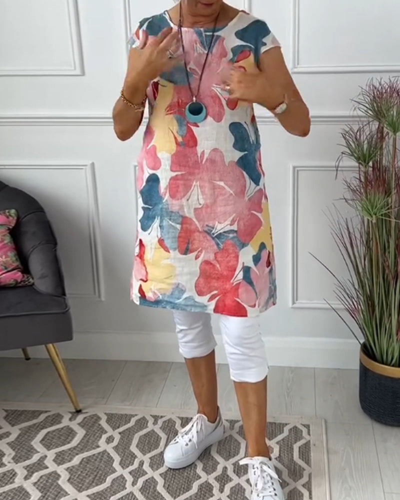 Freya - Zomerjurk Met Vlinderprint