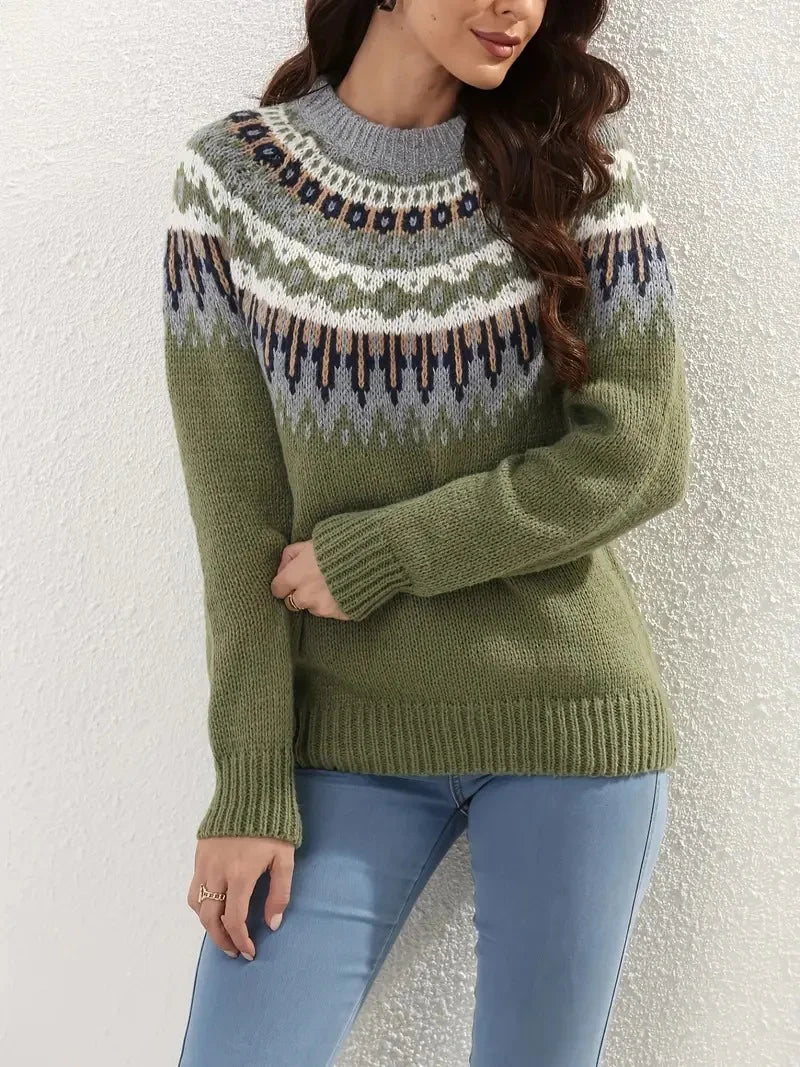 Eleanor - Vintage Fair Isle Trui